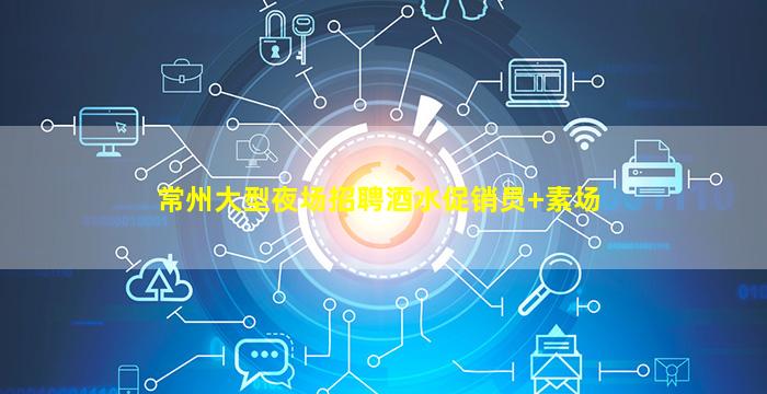 常州大型夜场招聘酒水促销员+素场